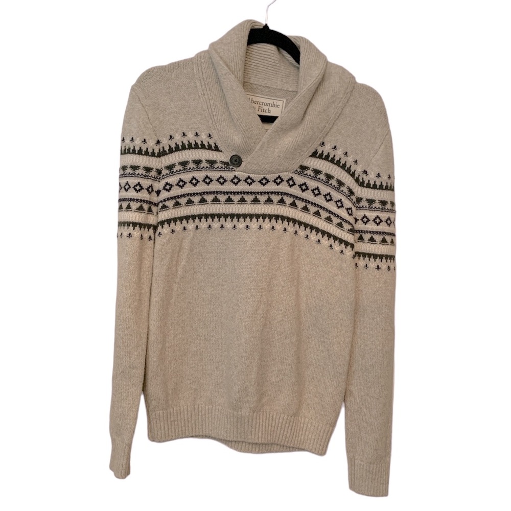 Unisex Abercrombie & Fitch Fair Isle sweater